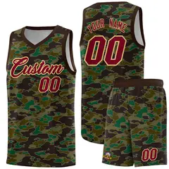 Camo Sports Uniform Basketball Jersey