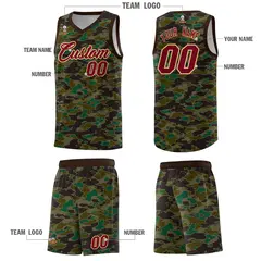 Camo Sports Uniform Basketball Jersey 5