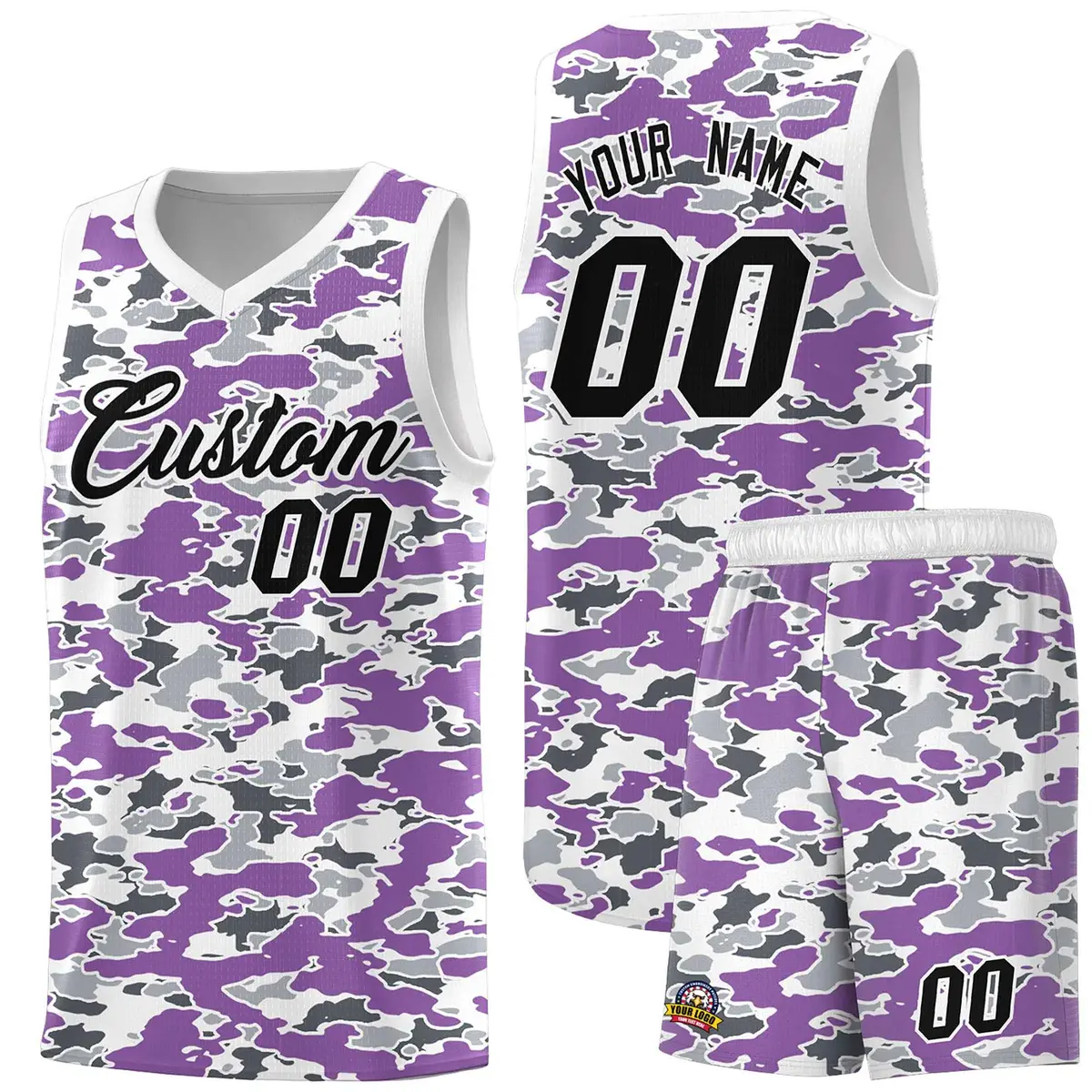 Camo Sports Uniform Basketball Jersey