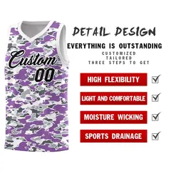 Camo Sports Uniform Basketball Jersey 2