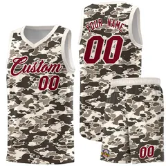 Camo Sports Uniform Basketball Jersey