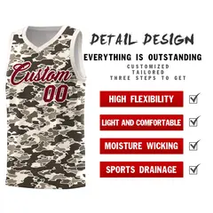 Camo Sports Uniform Basketball Jersey 2