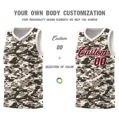Camo Sports Uniform Basketball Jersey 3