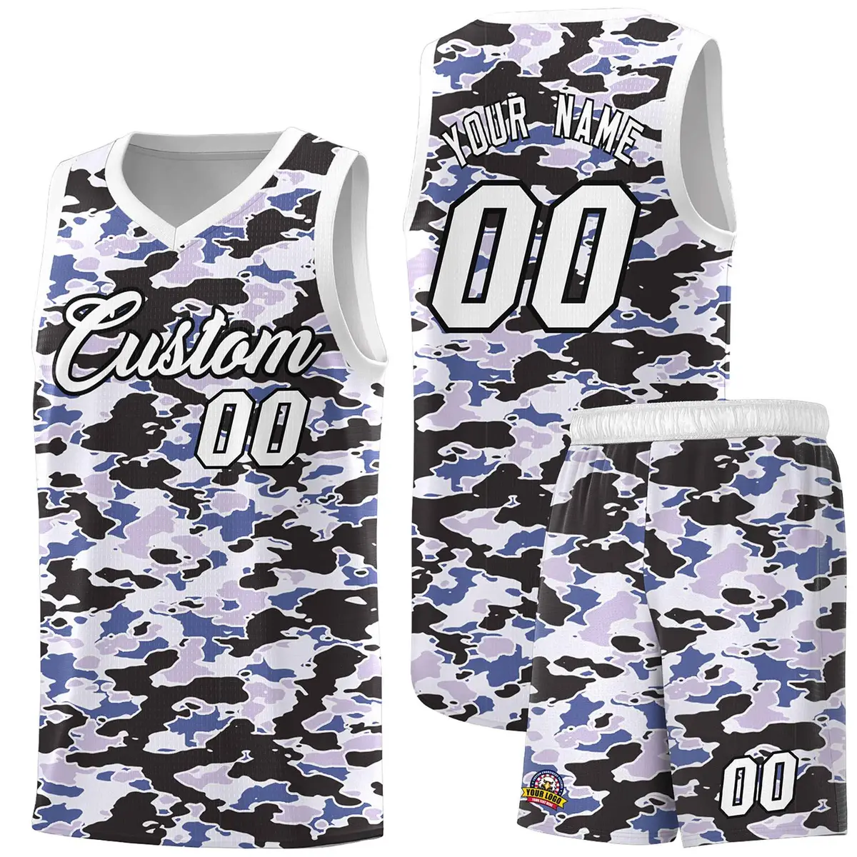 Camo Sports Uniform Basketball Jersey
