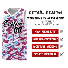 Camo Sports Uniform Basketball Jersey 2