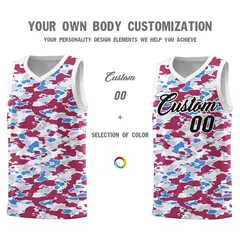 Camo Sports Uniform Basketball Jersey 3