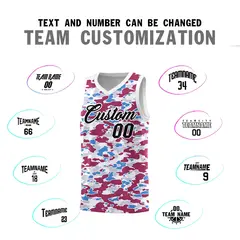 Camo Sports Uniform Basketball Jersey 4