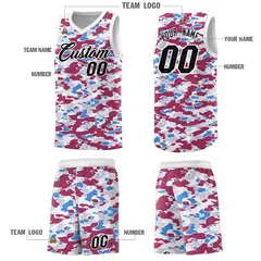 Camo Sports Uniform Basketball Jersey 5