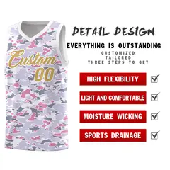 Camo Sports Uniform Basketball Jersey 2