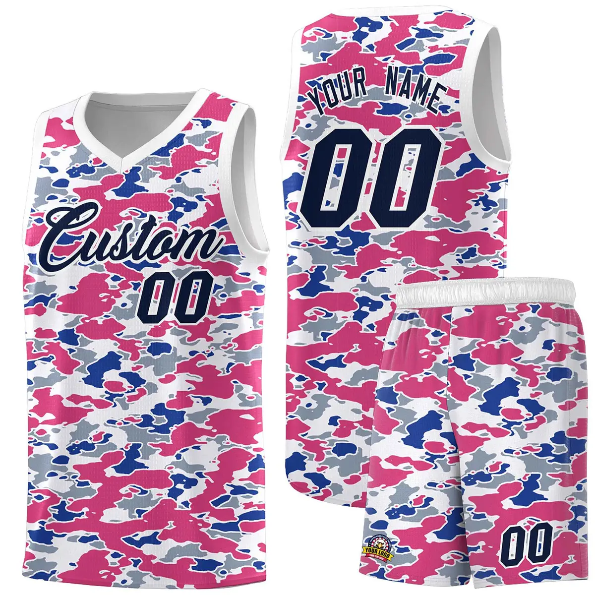Camo Sports Uniform Basketball Jersey