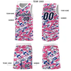 Camo Sports Uniform Basketball Jersey 5