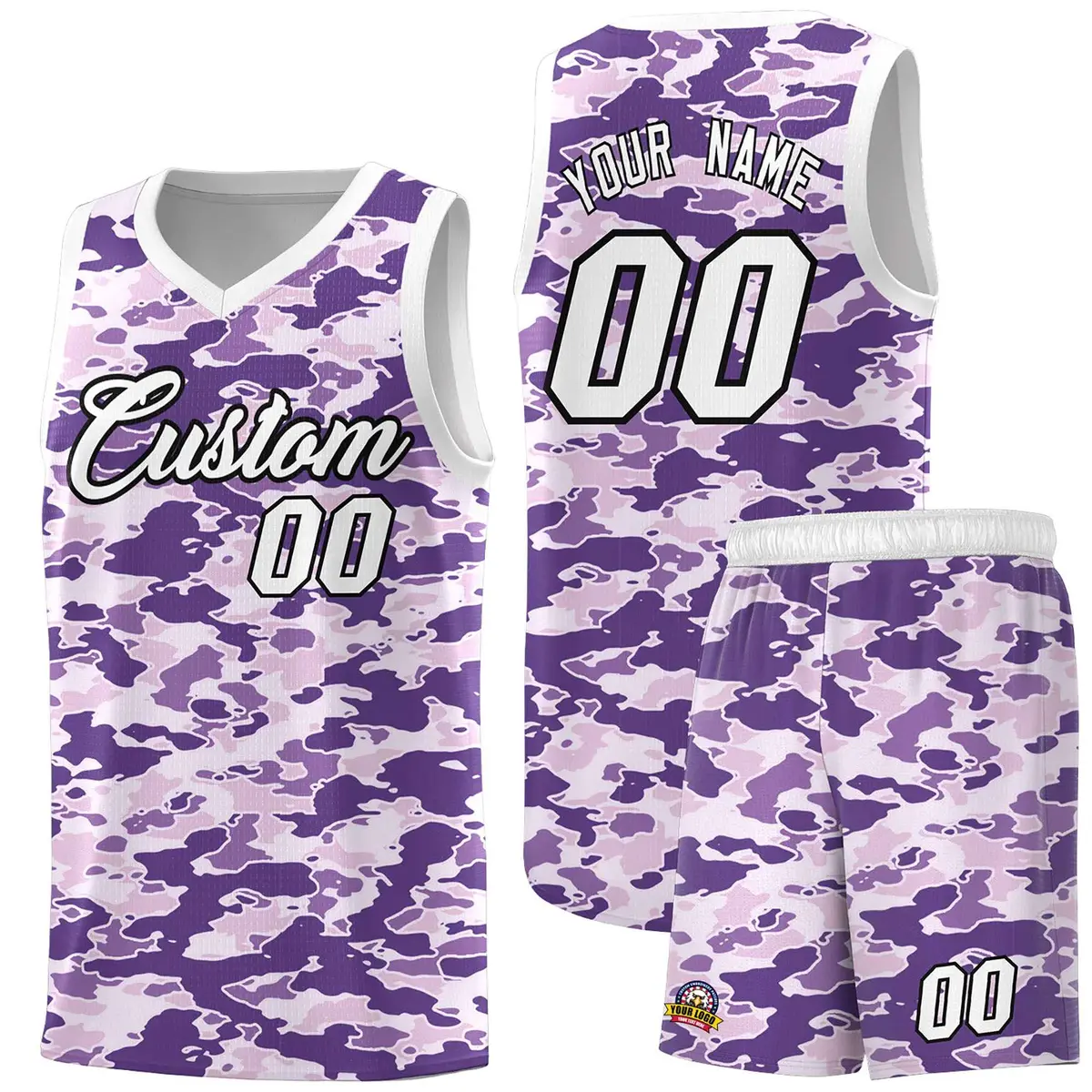 Camo Sports Uniform Basketball Jersey