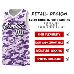 Camo Sports Uniform Basketball Jersey 2