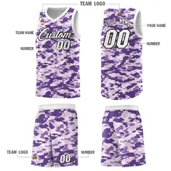 Camo Sports Uniform Basketball Jersey 5