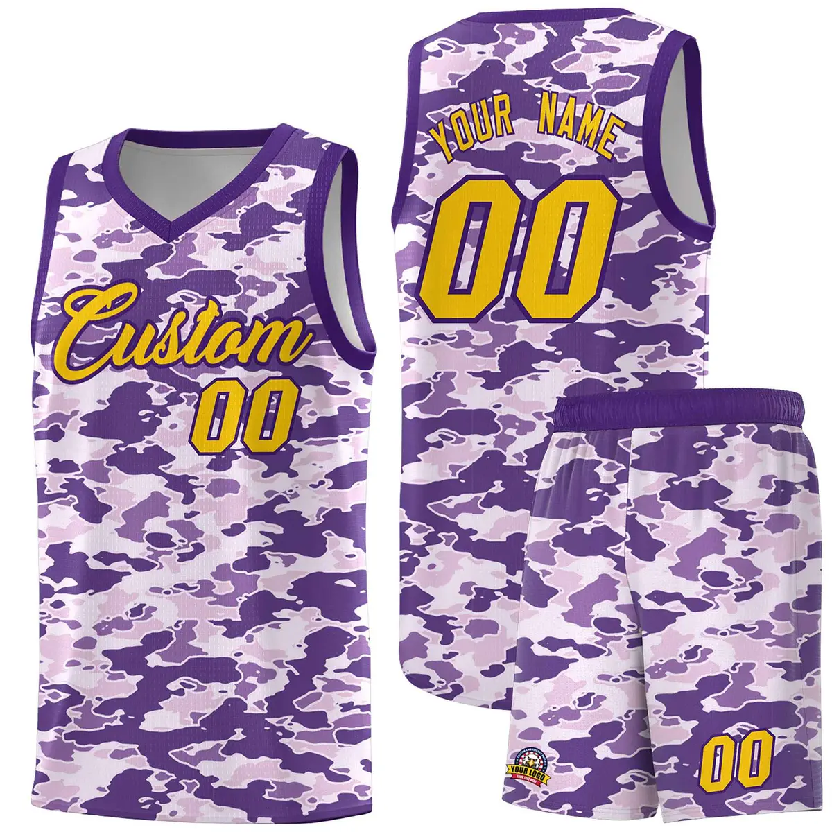 Camo Sports Uniform Basketball Jersey