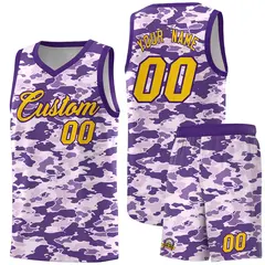 Camo Sports Uniform Basketball Jersey