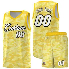 Camo Sports Uniform Basketball Jersey