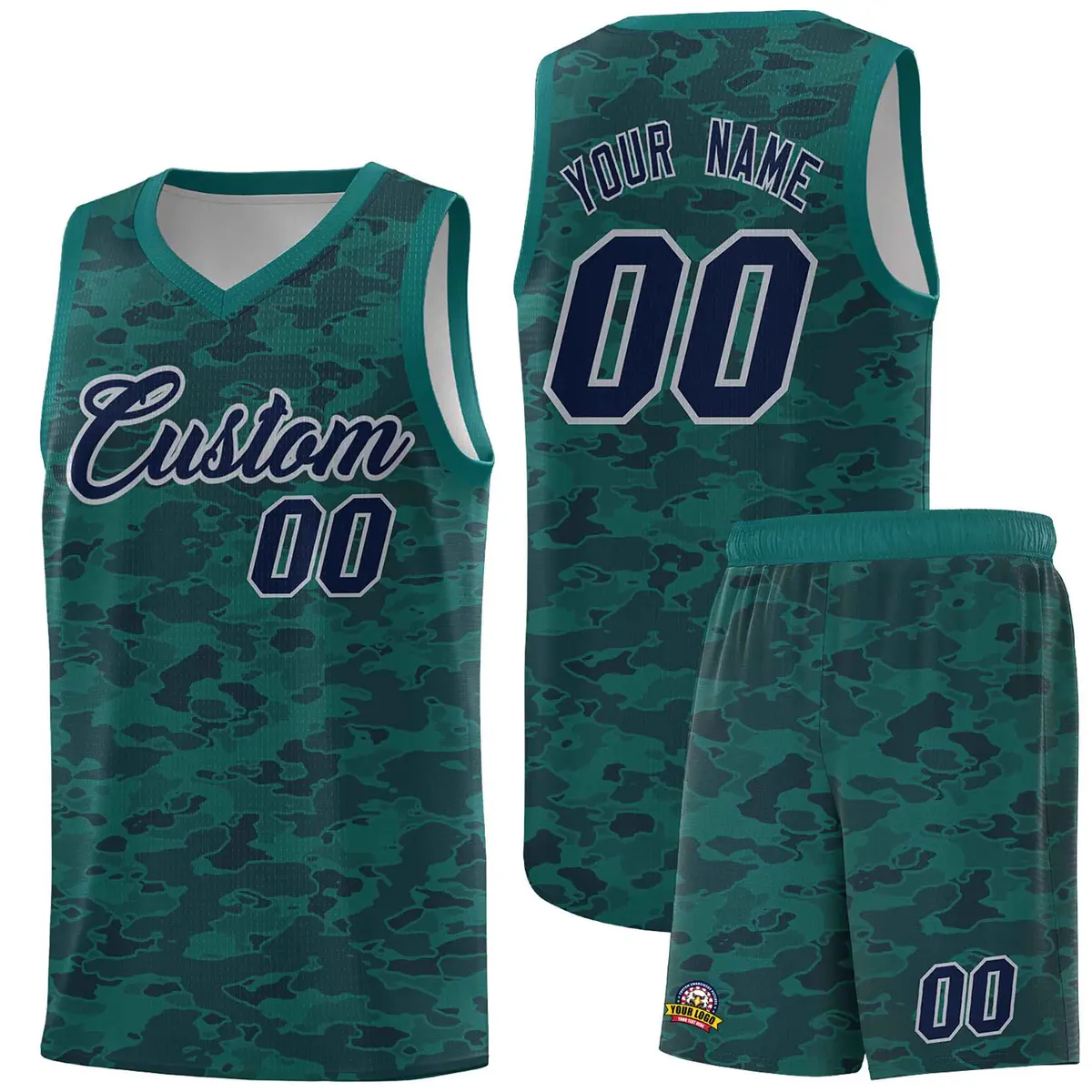 Camo Sports Uniform Basketball Jersey