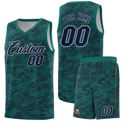 Camo Sports Uniform Basketball Jersey