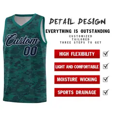 Camo Sports Uniform Basketball Jersey 2