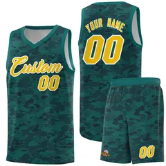 Camo Sports Uniform Basketball Jersey