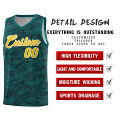 Camo Sports Uniform Basketball Jersey 2