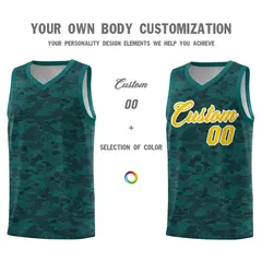 Camo Sports Uniform Basketball Jersey 3
