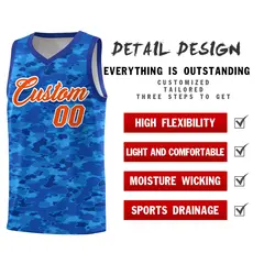 Camo Sports Uniform Basketball Jersey 2