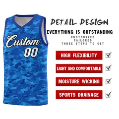 Camo Sports Uniform Basketball Jersey 2