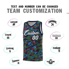 Camo Sports Uniform Basketball Jersey 4