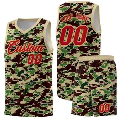 Camo Sports Uniform Basketball Jersey