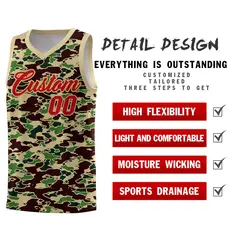 Camo Sports Uniform Basketball Jersey 2