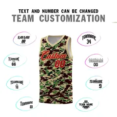 Camo Sports Uniform Basketball Jersey 4