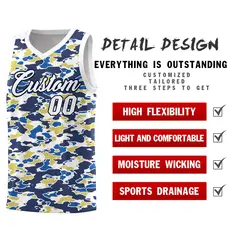 Camo Sports Uniform Basketball Jersey 2