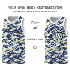 Camo Sports Uniform Basketball Jersey 3