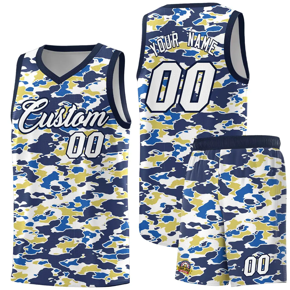 Camo Sports Uniform Basketball Jersey