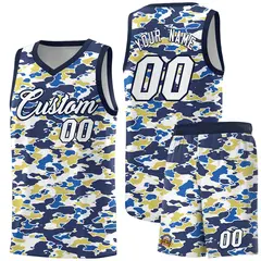 Camo Sports Uniform Basketball Jersey