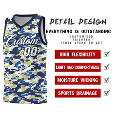Camo Sports Uniform Basketball Jersey 2