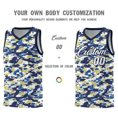 Camo Sports Uniform Basketball Jersey 3