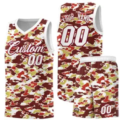 Camo Sports Uniform Basketball Jersey