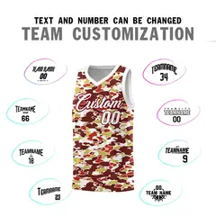 Camo Sports Uniform Basketball Jersey 4