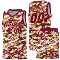 Camo Sports Uniform Basketball Jersey