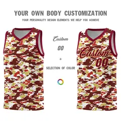 Camo Sports Uniform Basketball Jersey 3