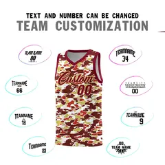 Camo Sports Uniform Basketball Jersey 4