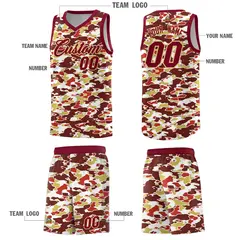 Camo Sports Uniform Basketball Jersey 5