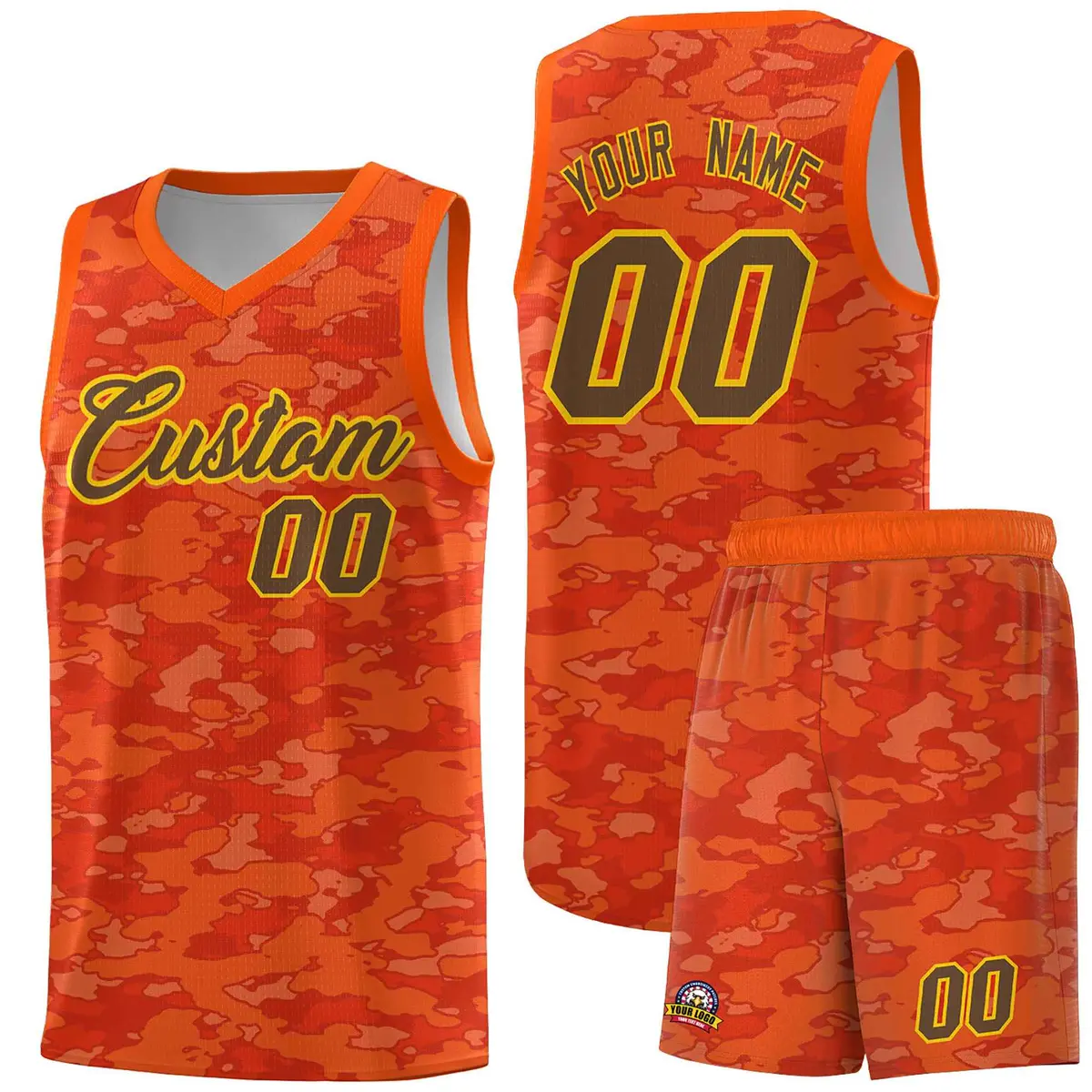 Camo Sports Uniform Basketball Jersey
