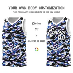 Camo Sports Uniform Basketball Jersey 3