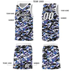 Camo Sports Uniform Basketball Jersey 5