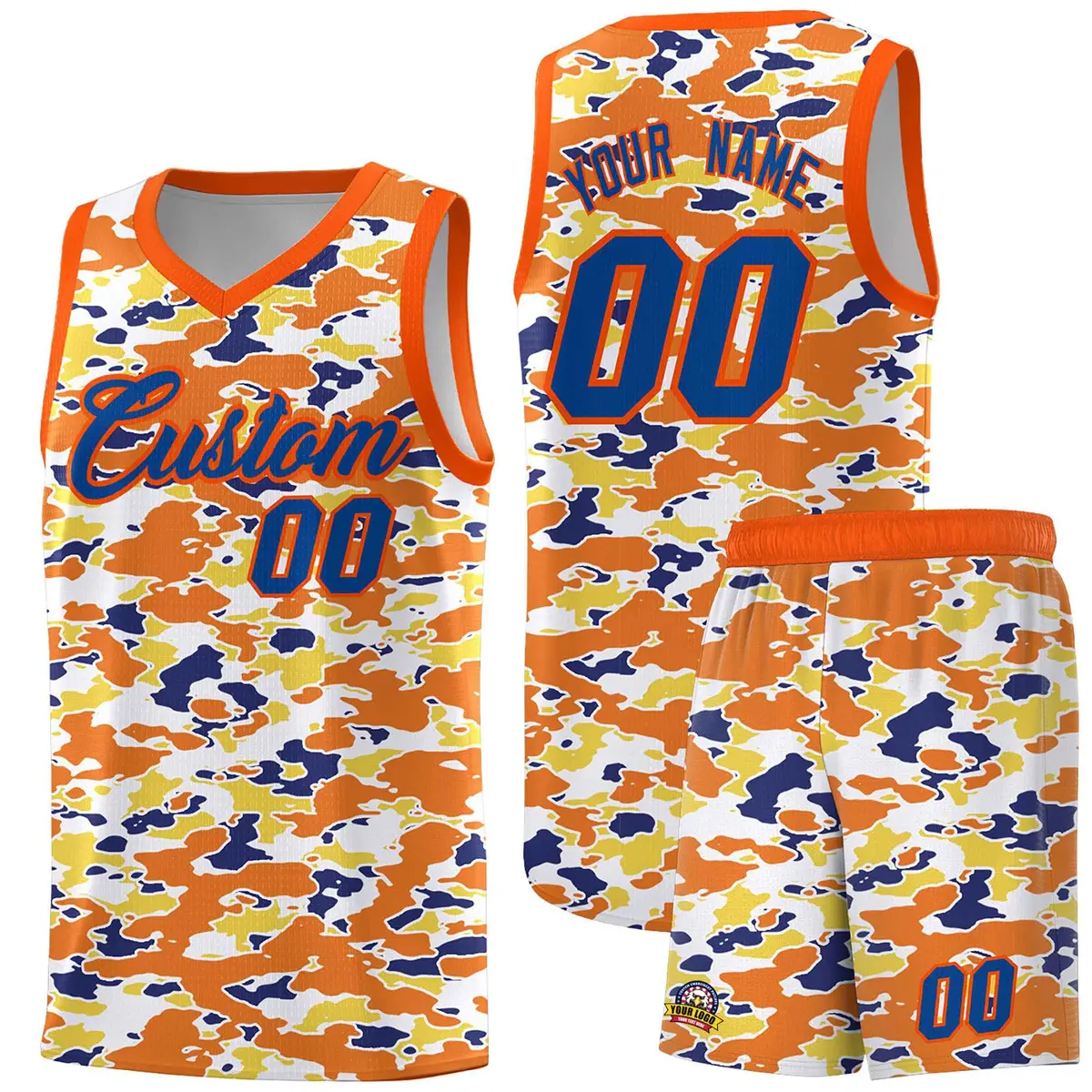 Camo Sports Uniform Basketball Jersey