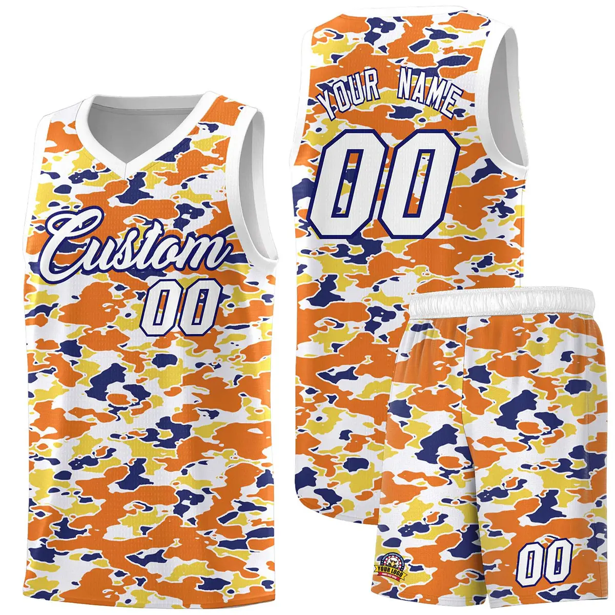 Camo Sports Uniform Basketball Jersey